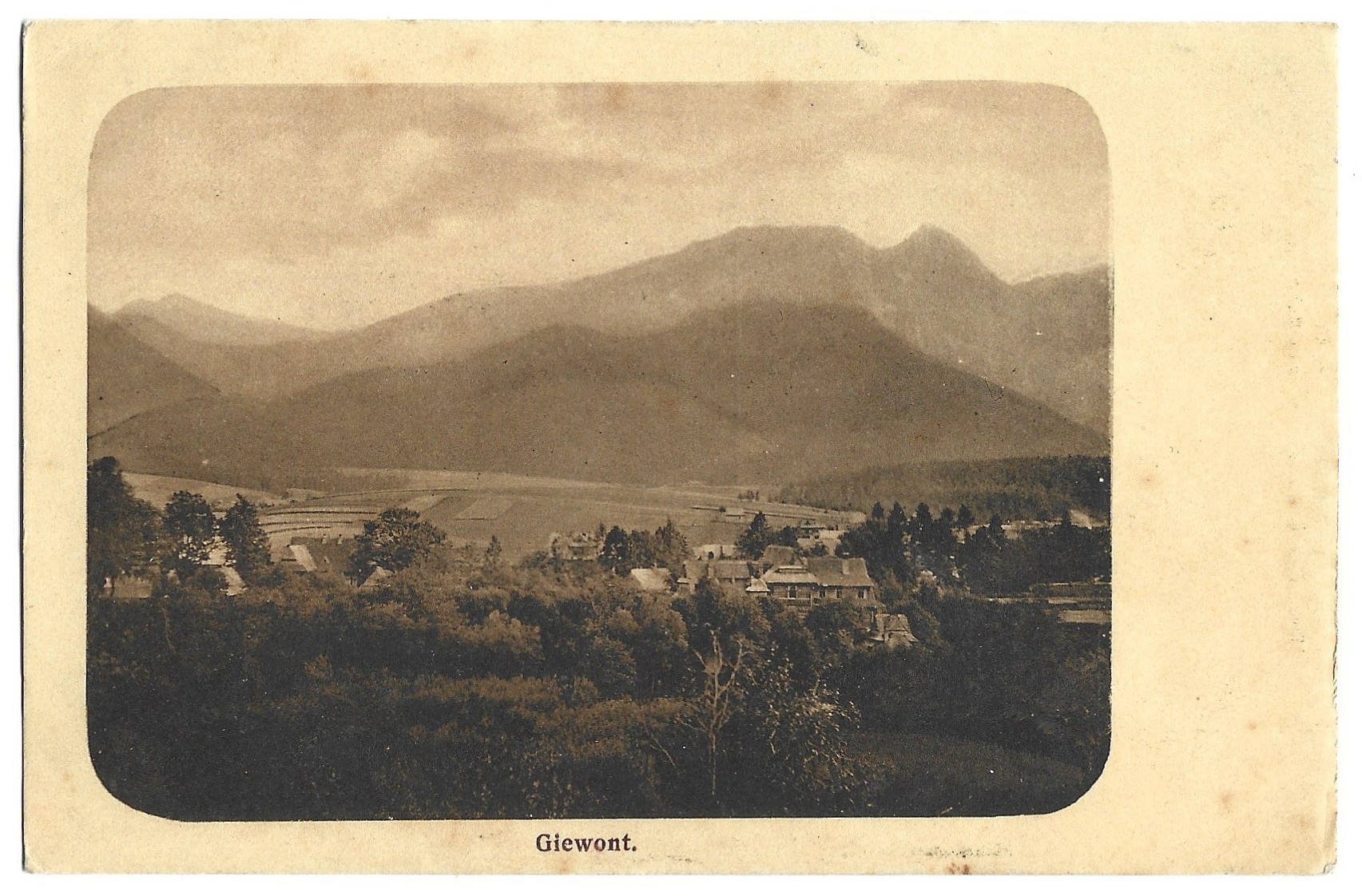 Pocztówka - Giewont