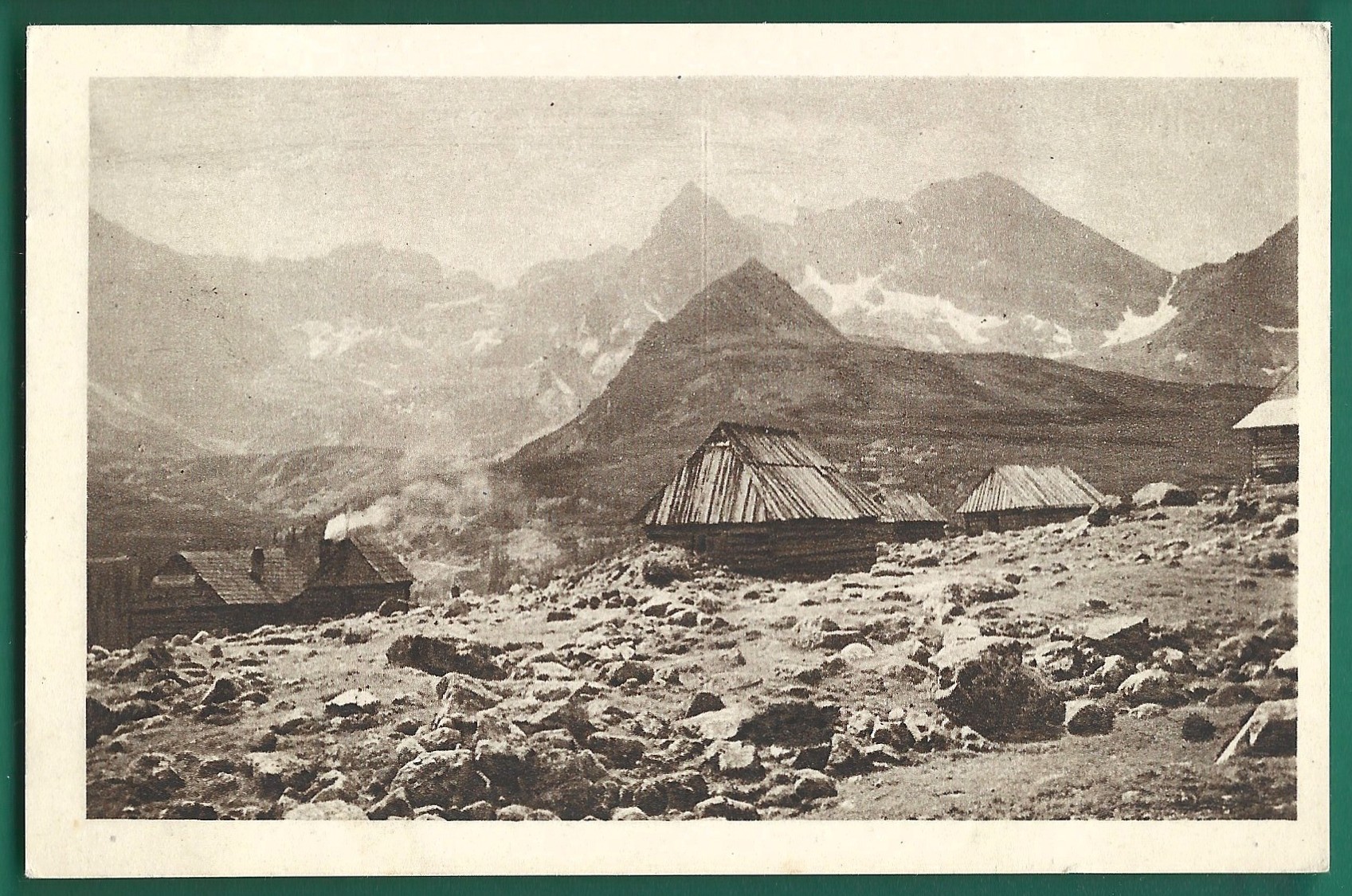 Pocztówka - Tatry. Hala Gąsienicowa