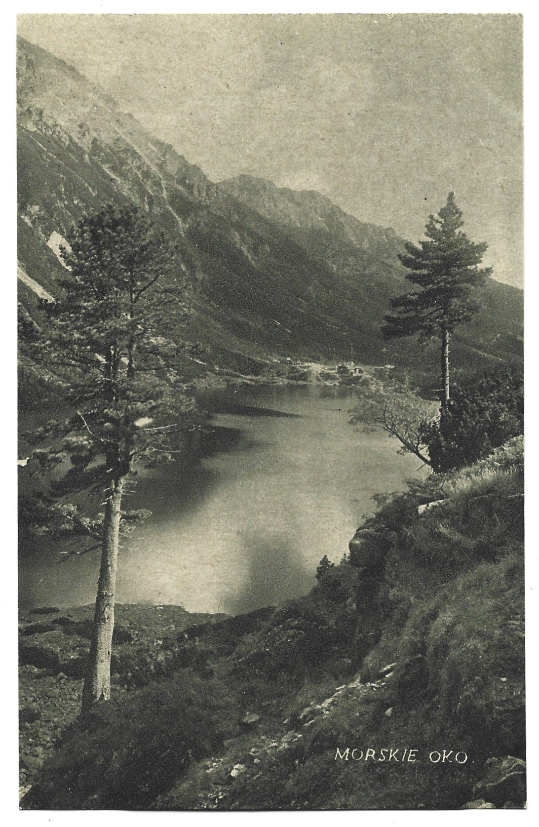 Pocztówka - Morskie Oko, fot. Józef Oppenheim