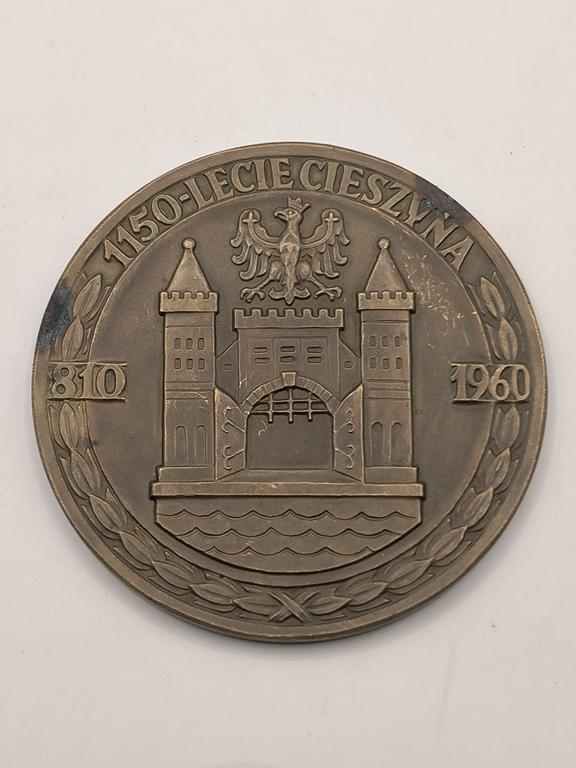 Medal: 1150-Lecie Cieszyna, 810-1960 / Bolko-Cieszo-Leszko