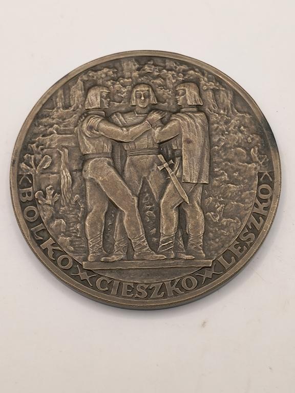 Medal: 1150-Lecie Cieszyna, 810-1960 / Bolko-Cieszo-Leszko