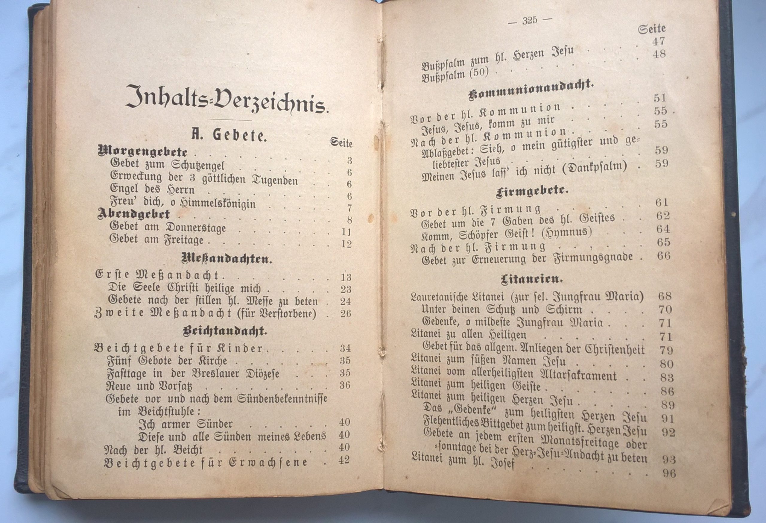 Modlitewnik i śpiewnik dla parafii Bielsko - "Gebet und Gefangbuch fur die Pfarre Bielitz", 1908 r.