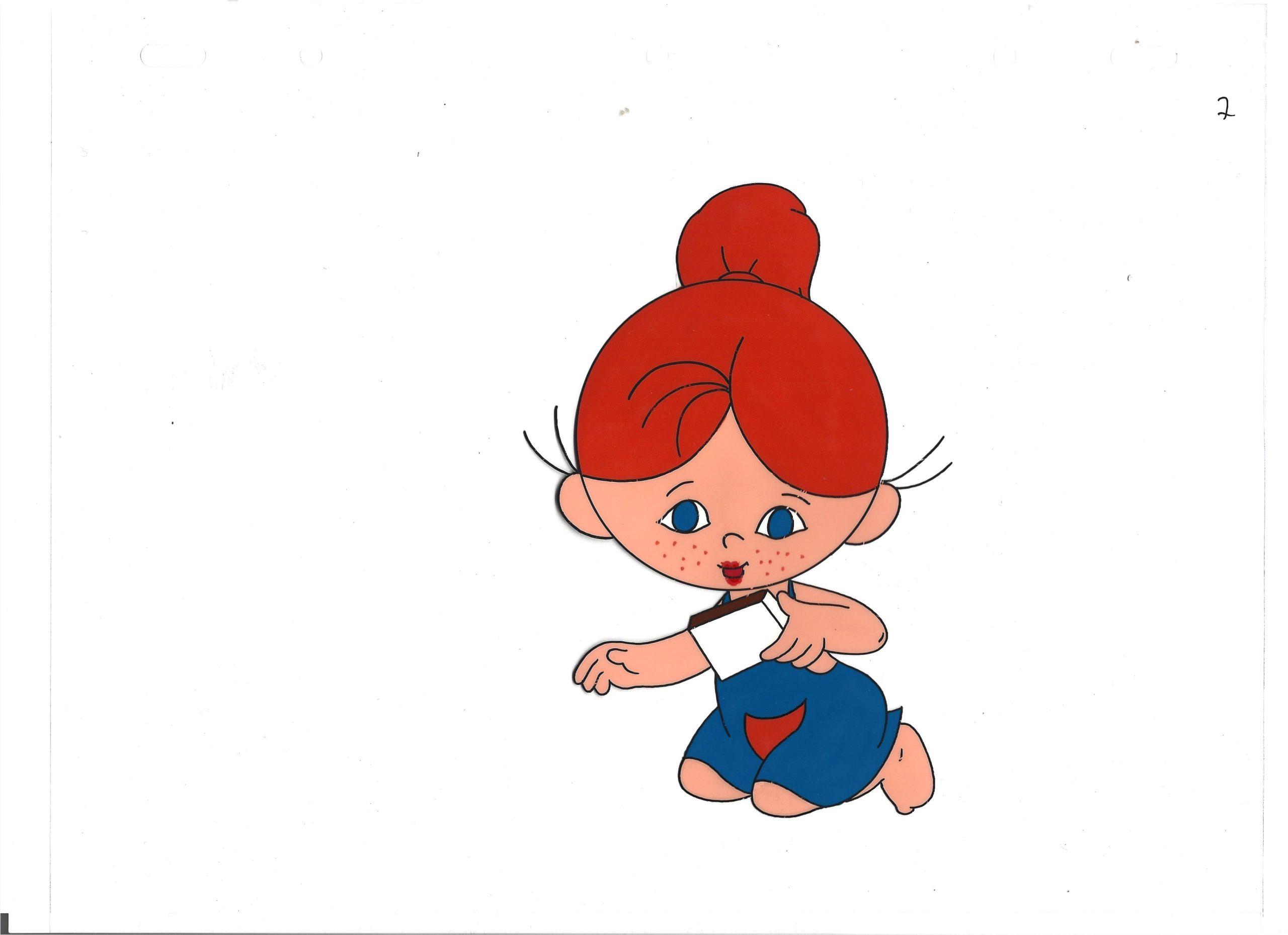 Folia animacyjna z bajki "Bolek i Lolek - zabawa zapałkami" 1977r. – Studio Filmów Rysunkowych, Bielsko-Biała