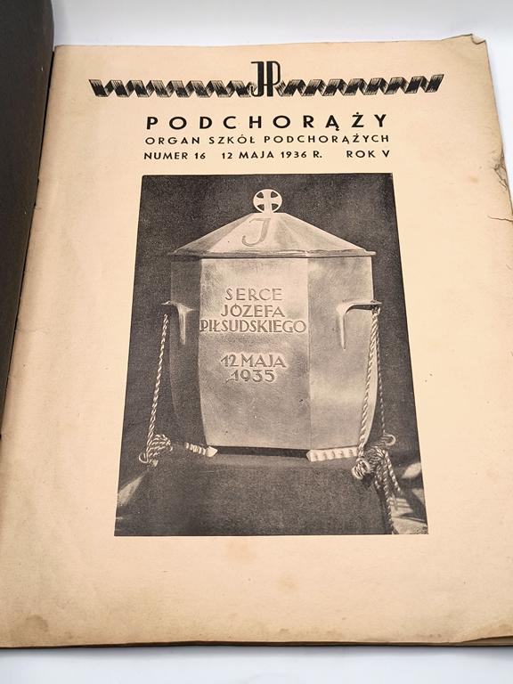 Czasopismo "Podchorąży - organ szkół podchorążych" nr 16, 1936 r.