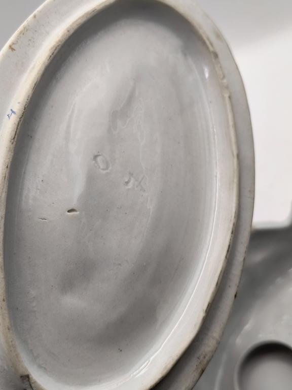 Zabytkowy kałamarz porcelanowy - koniec XIX w.