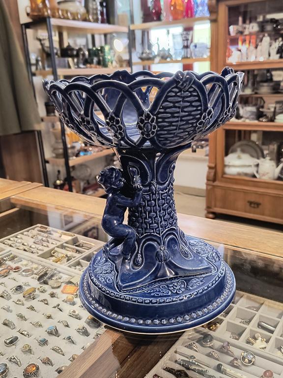 Patera ceramiczna figuralna