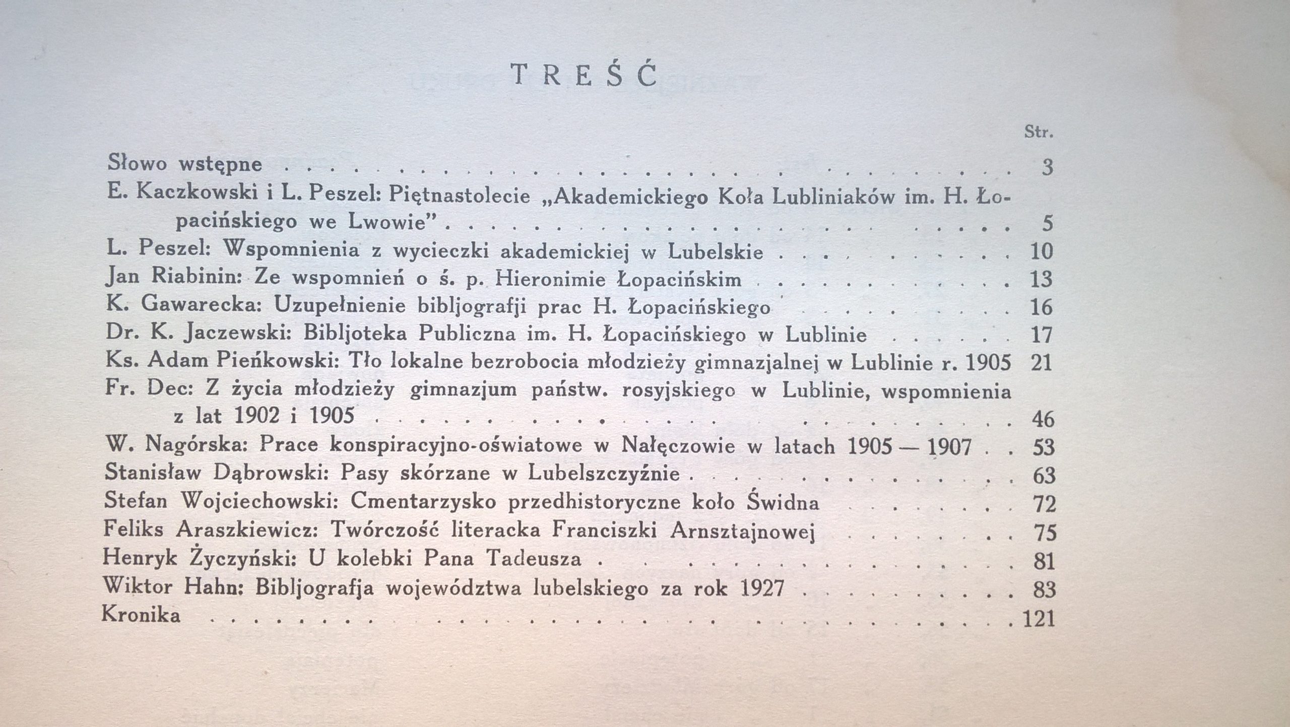 Książka "Region Lubelski", 1929 r.