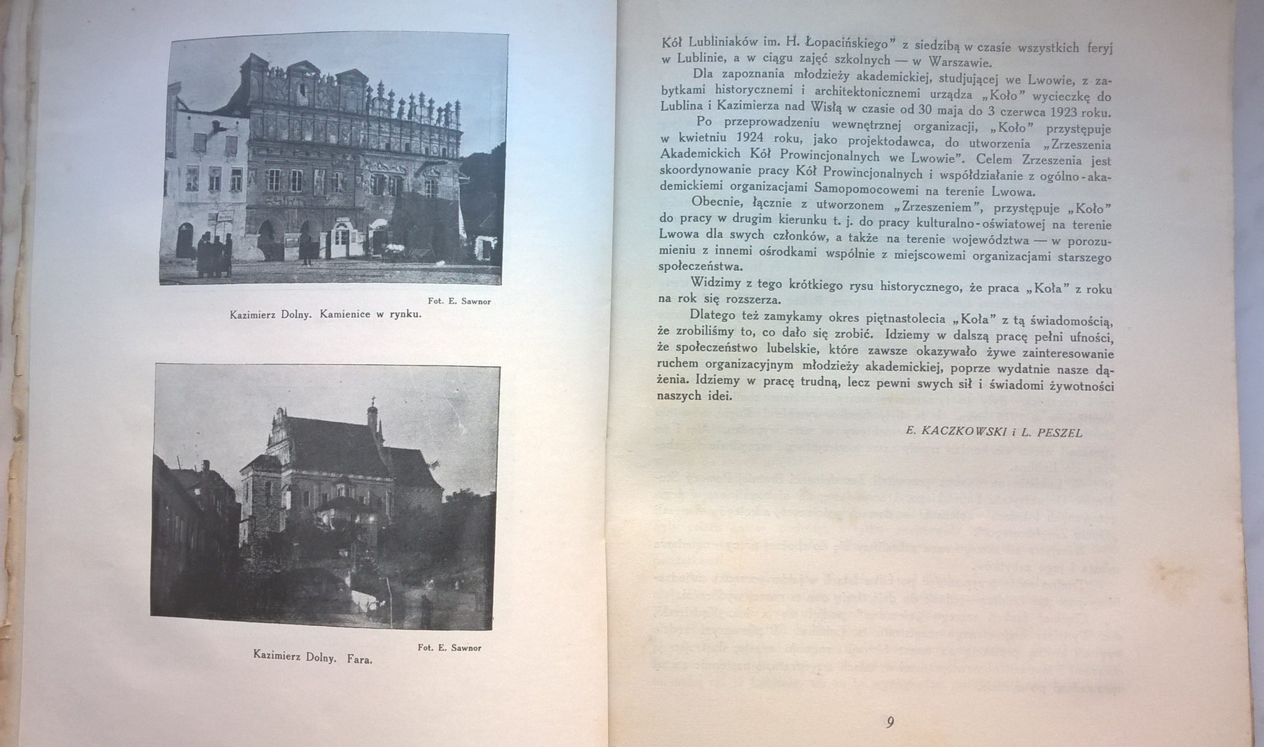 Książka "Region Lubelski", 1929 r.