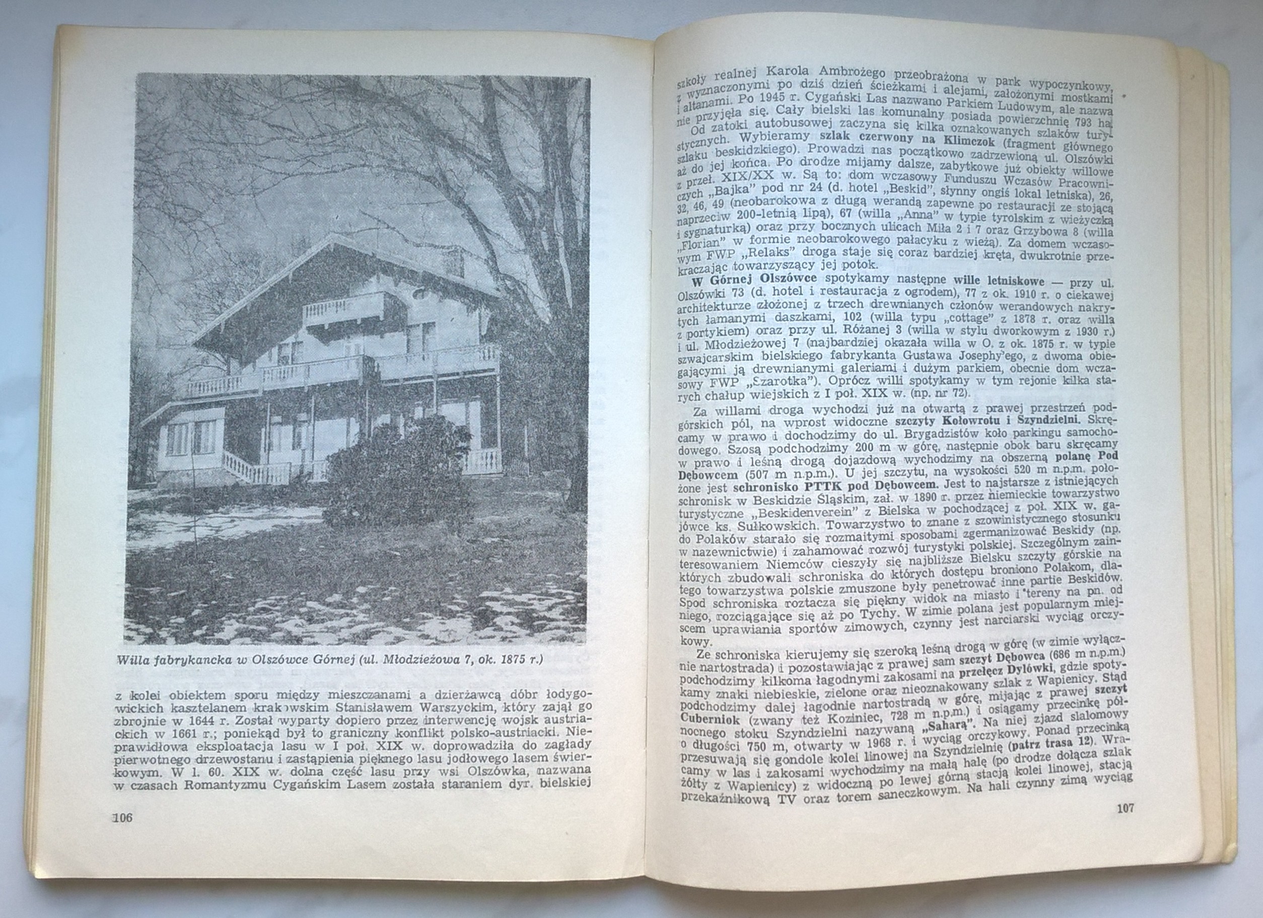 Książka "Bielsko-Biała i okolice - przewodnik" Jerzy Polak, 1988 r.