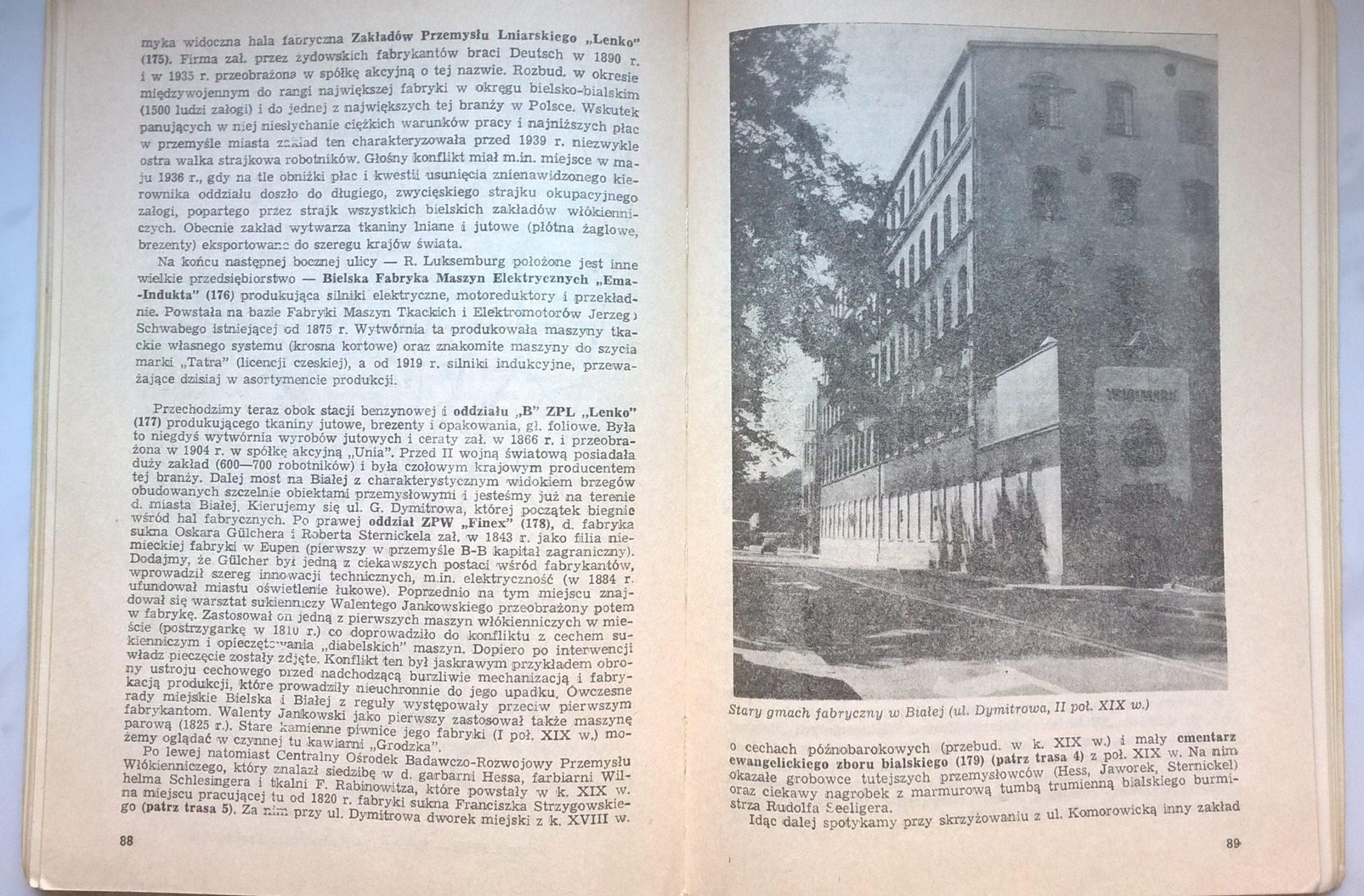 Książka "Bielsko-Biała i okolice - przewodnik" Jerzy Polak, 1988 r.