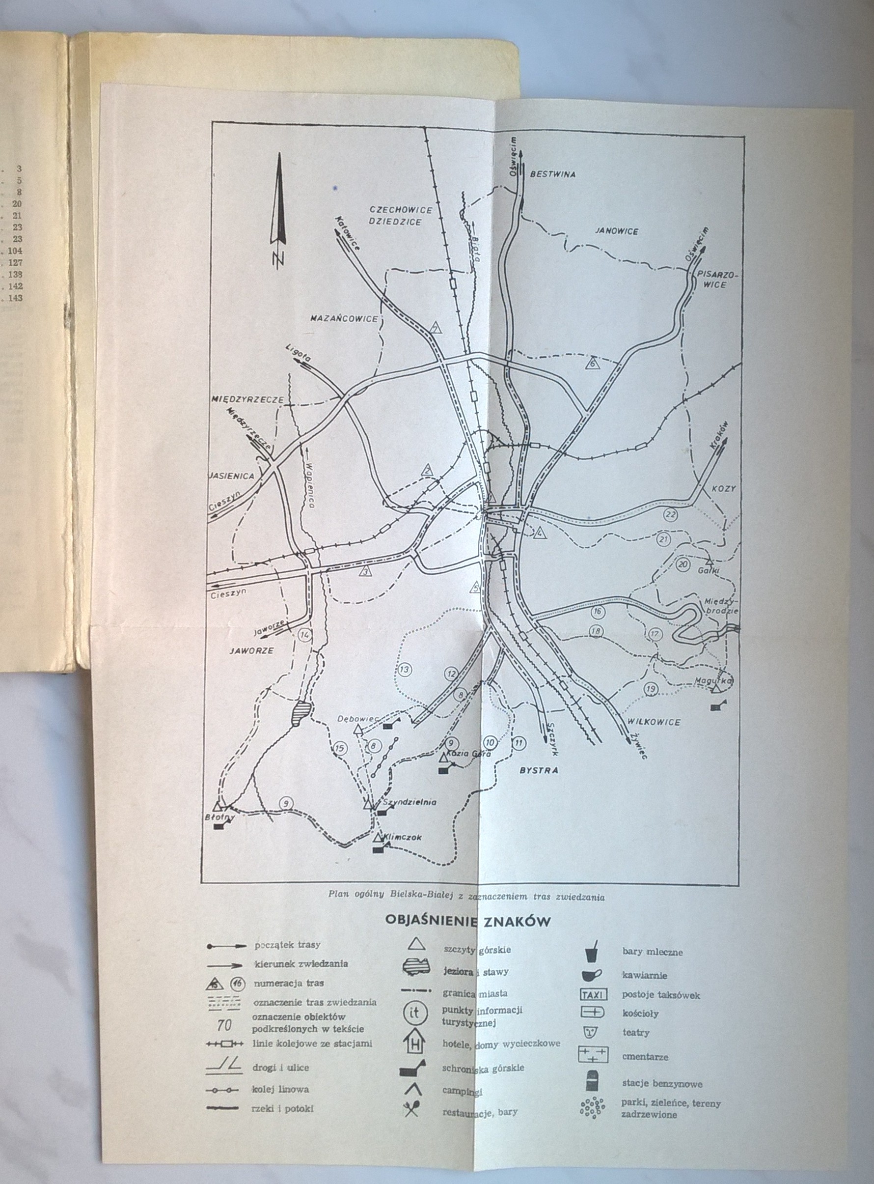 Książka "Bielsko-Biała i okolice - przewodnik" Jerzy Polak, 1988 r.