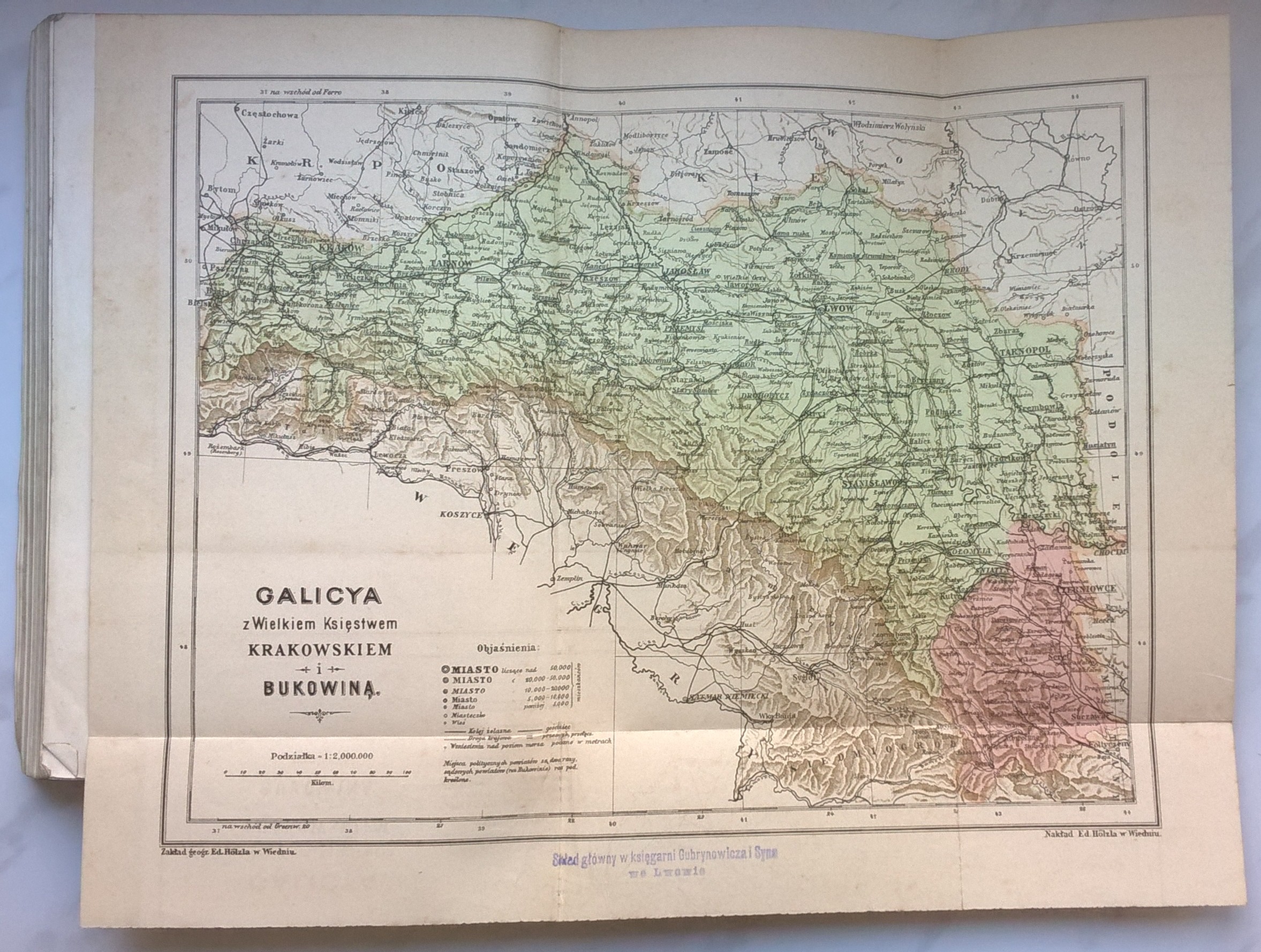 Książka "Przewodnik po zdrojowiskach i miejscowościach klimatycznych Galicyi", Lwów , 1912 r.