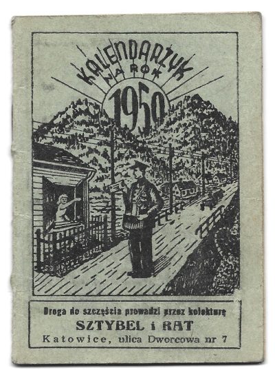 Kalendarzyk kieszonkowy na rok 1950