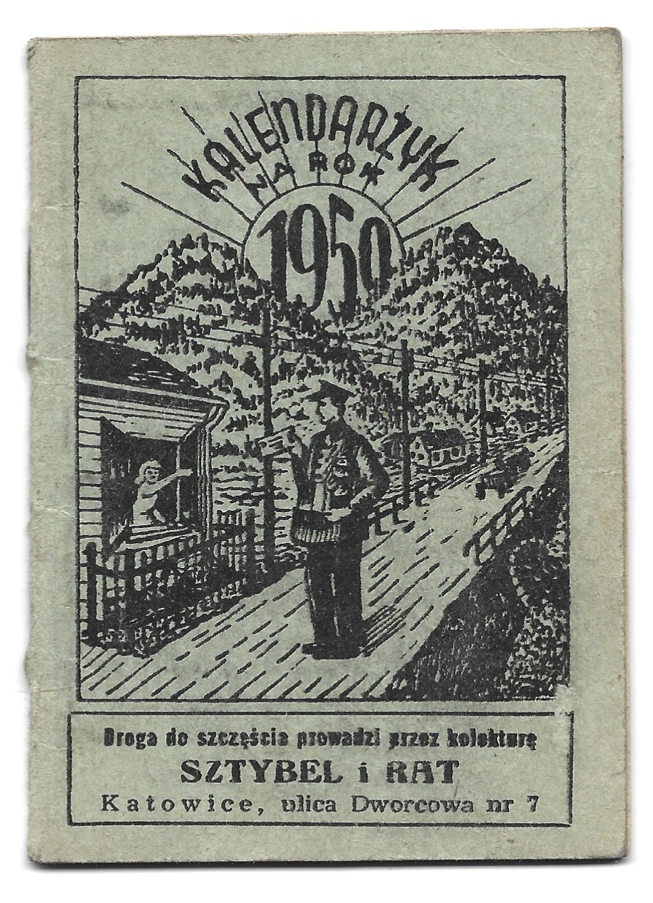 Kalendarzyk kieszonkowy na rok 1950