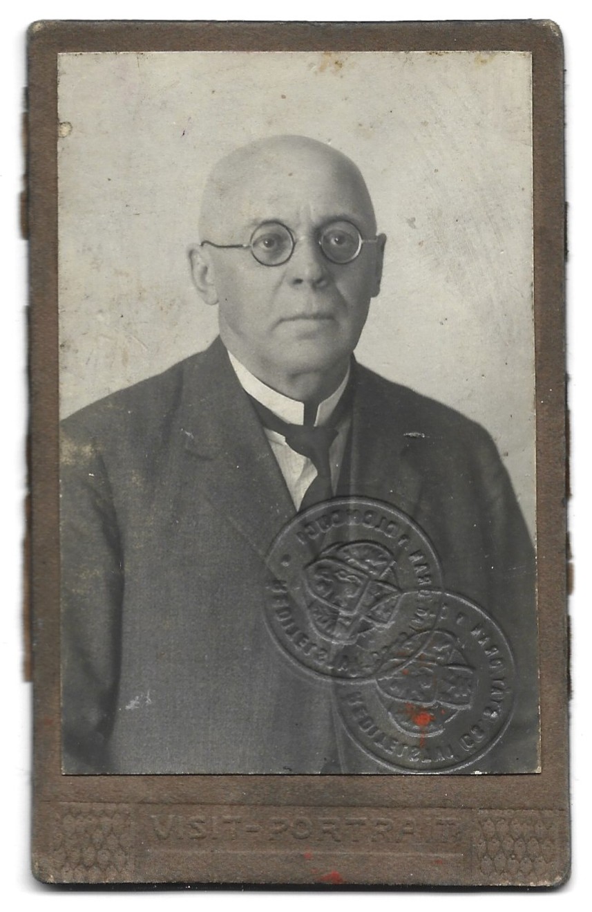 Bilet kolejowy miesięczny - imienny, ze zdjęciem - Czechosłowackie Koleje Państwowe, 1931 r.