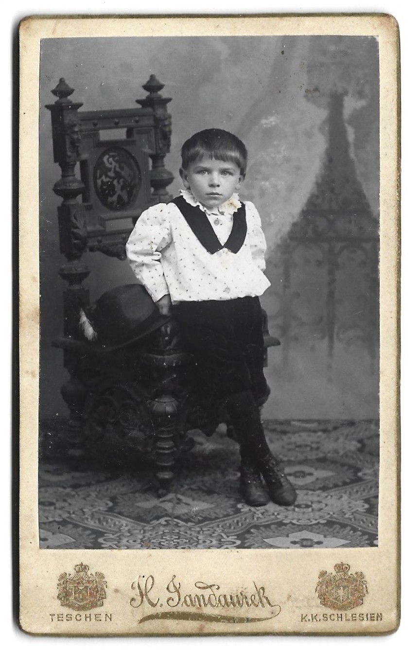 Zdjęcie dziecka - fot. H. Jandaurek, Teschen - K. K. Schlesien