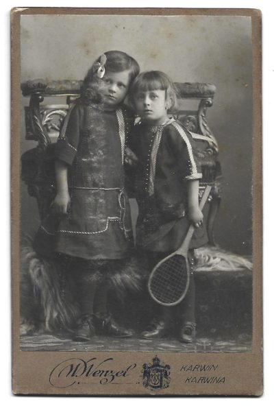 Zdjęcie dziewczynek - W. Wenzel, Karwin-Karwina