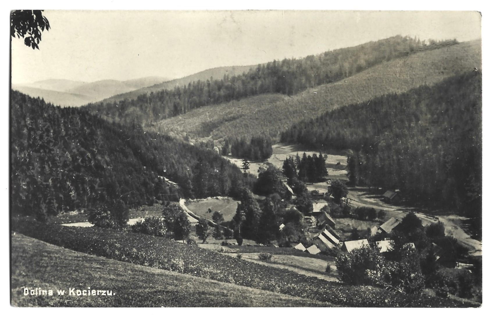 Zdjęcie - Dolina w Kocierzu (Beskid Mały)