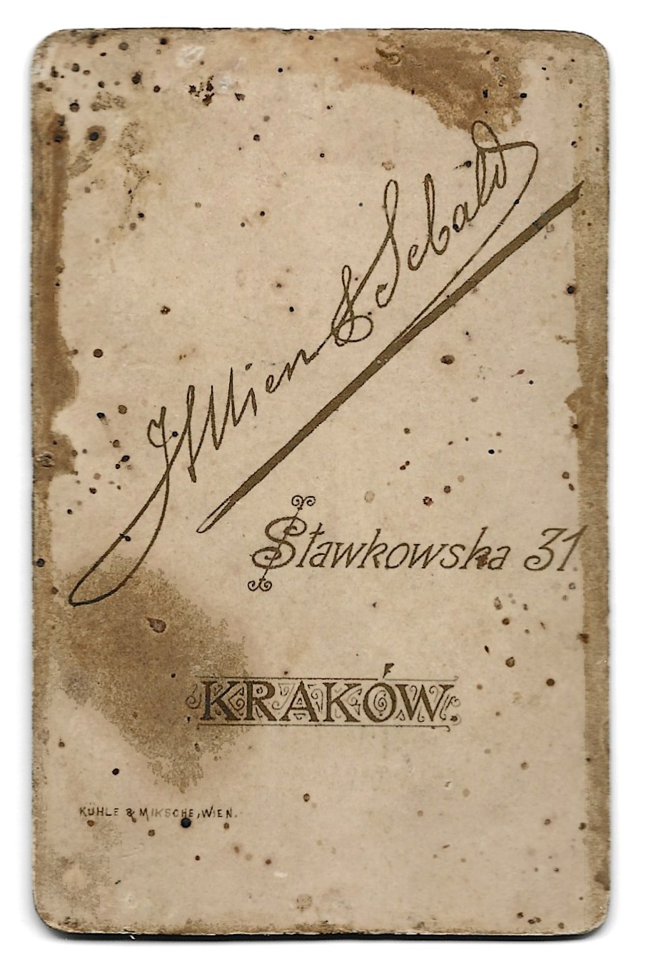 Zdjęcie mężczyzny - Kraków, fot. Mien & Sebald