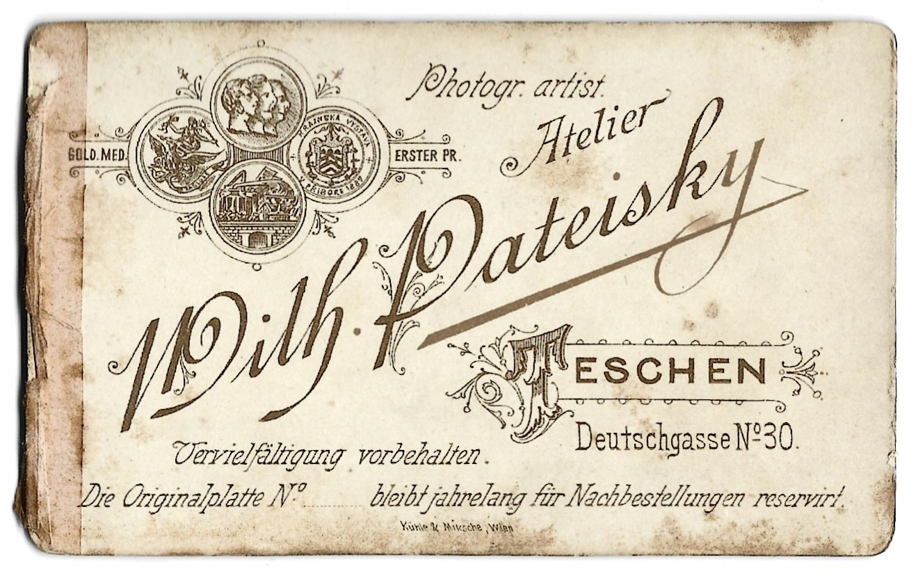 Zdjęcie dziecka - fot. Wilhelm Pateisky, Teschen (Cieszyn)