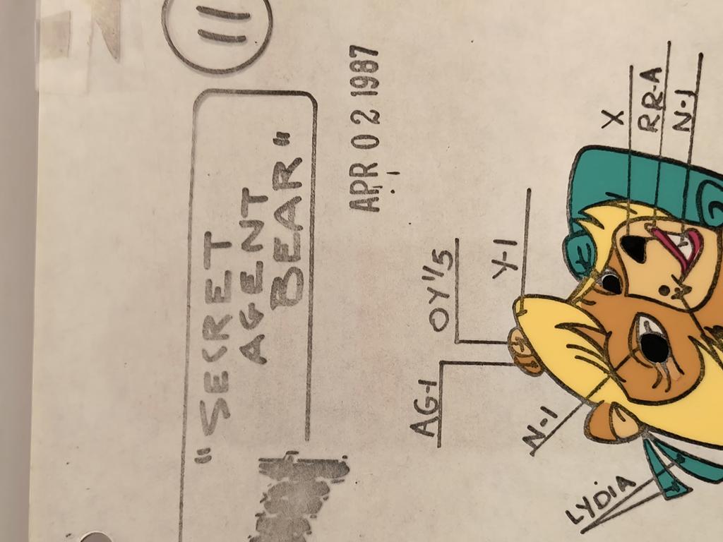 Folia animacyjna z bajki „Miś Yogi. Sexy Lady Bear" – Hanna-Barbera