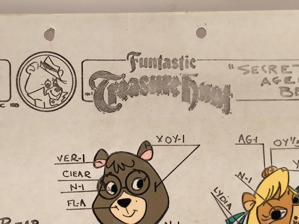 Folia animacyjna z bajki „Miś Yogi. Sexy Lady Bear" – Hanna-Barbera