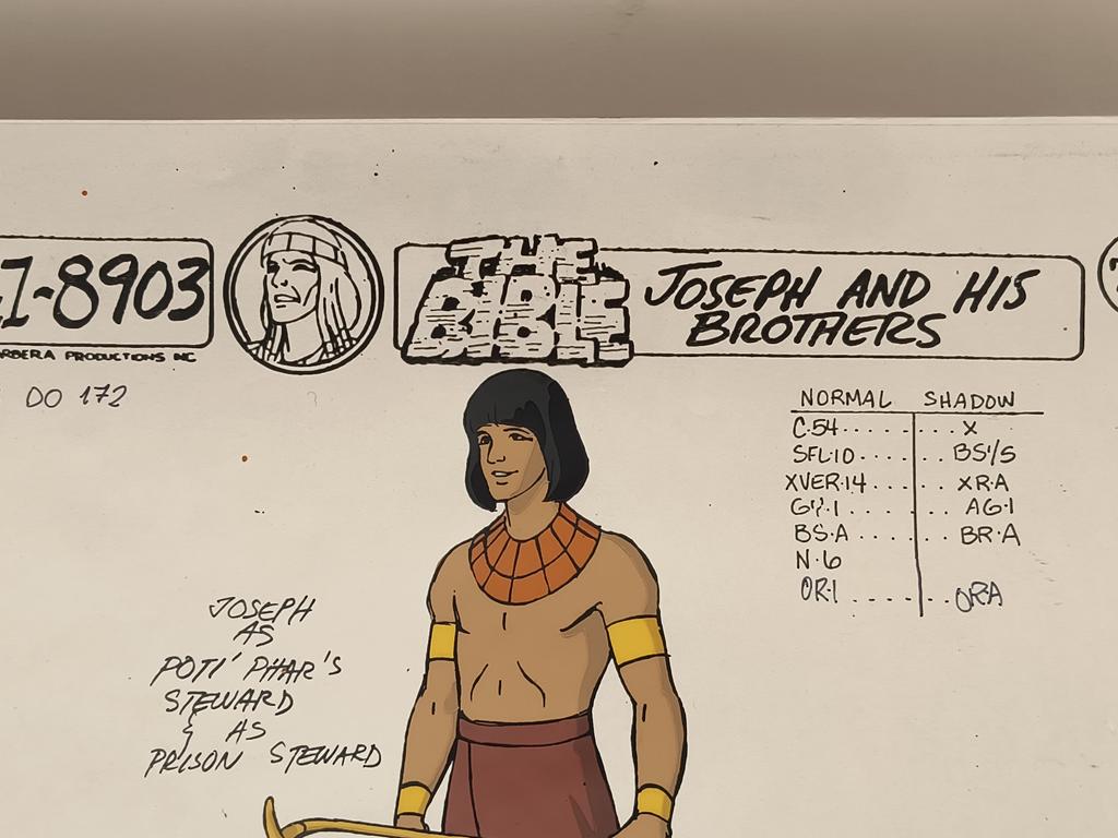 Folia animacyjna „Biblia. Józef i jego bracia - Józef jako sługa na dworze Faraona”, 1989 r.