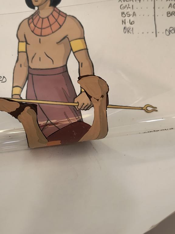 Folia animacyjna „Biblia. Józef i jego bracia - Józef jako sługa na dworze Faraona”, 1989 r.