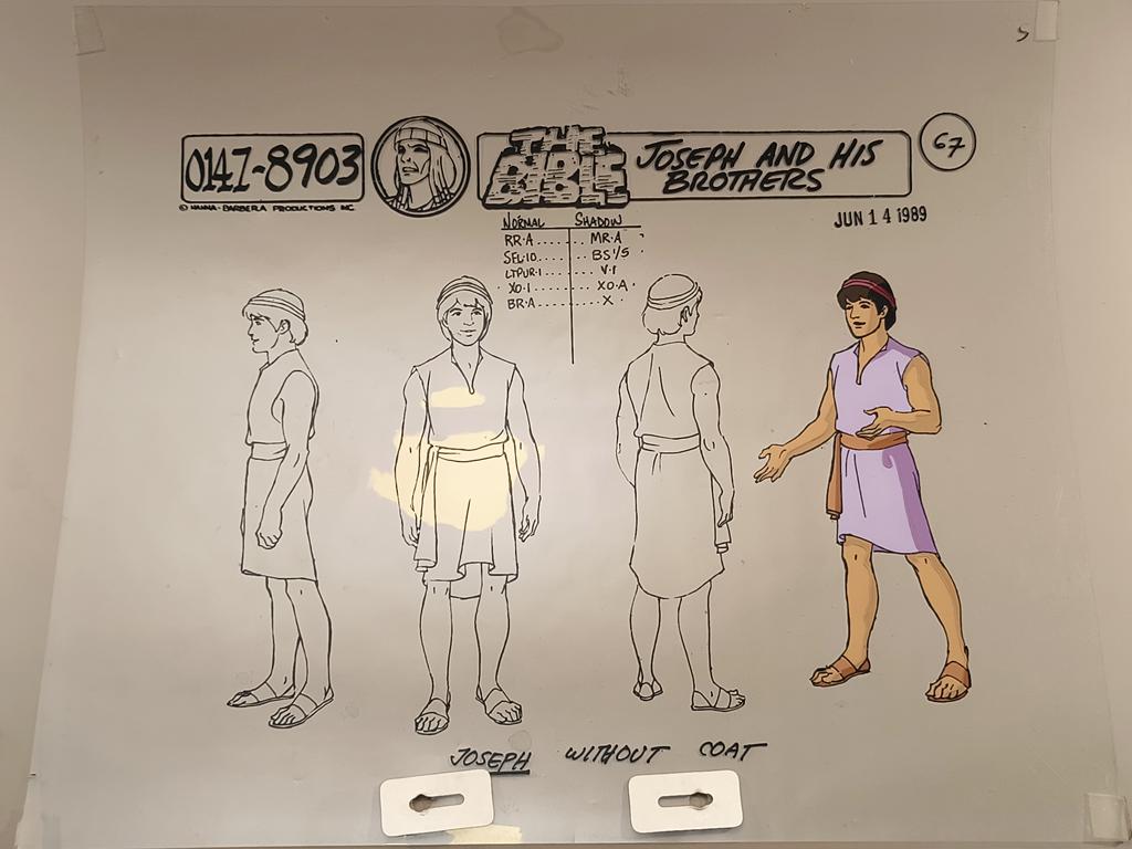 Folia animacyjna „Biblia. Józef i jego bracia – Józef bez płaszcza”, 1989 r.
