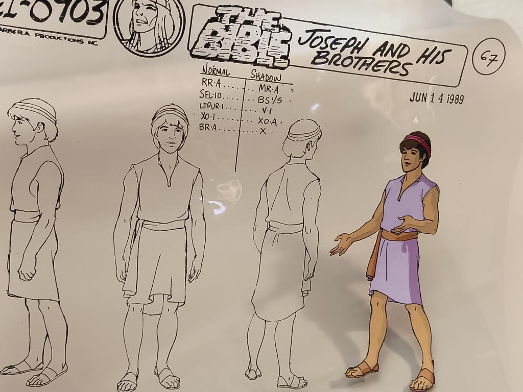 Folia animacyjna „Biblia. Józef i jego bracia – Józef bez płaszcza”, 1989 r.