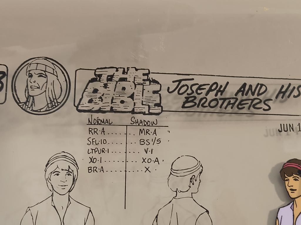 Folia animacyjna „Biblia. Józef i jego bracia – Józef bez płaszcza”, 1989 r.