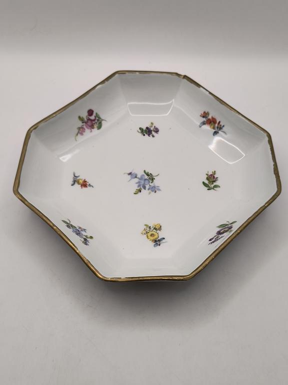 Mała patera porcelanowa - Miśnia-Meissen