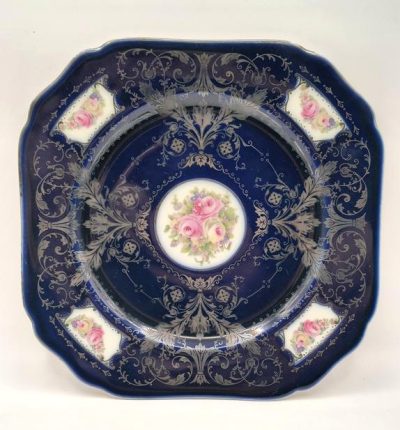Patera porcelanowa z motywem kwiatowym - Hutschenreuther, Niemcy