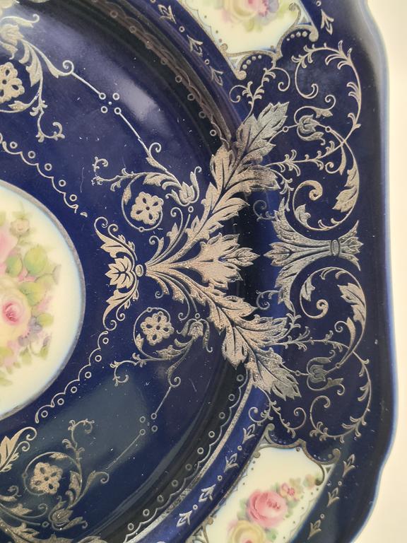 Patera porcelanowa z motywem kwiatowym - Hutschenreuther, Niemcy