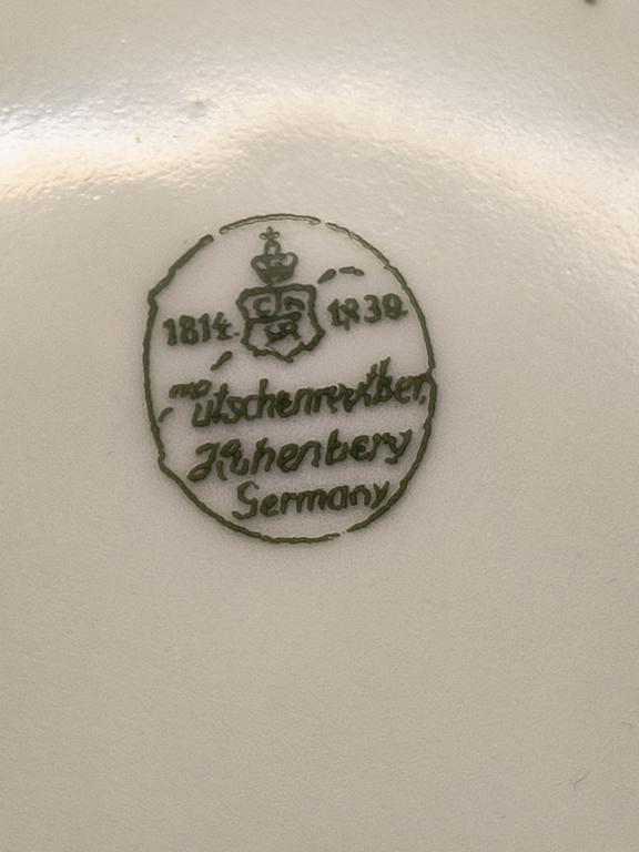 Patera porcelanowa z motywem kwiatowym - Hutschenreuther, Niemcy