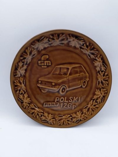 Talerz - Polski Fiat 126p FSM - Tułowice