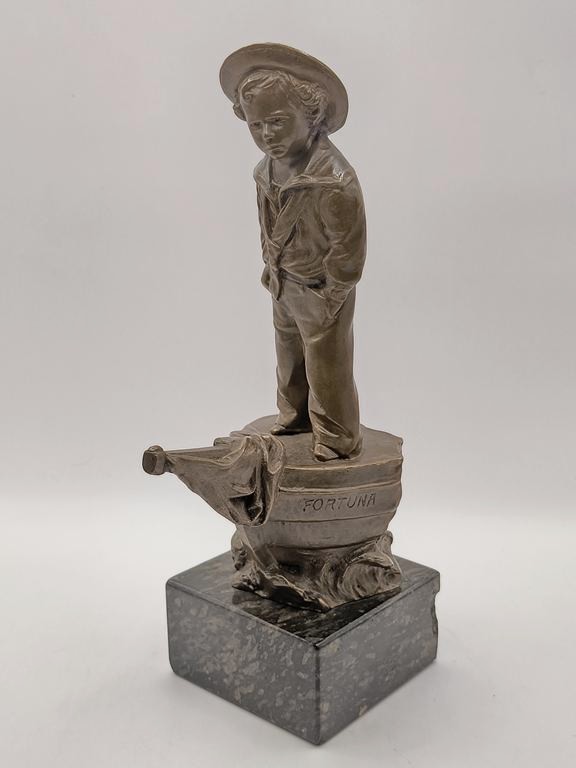 Figurka z brązu - marynarz - Schmidt-Felling