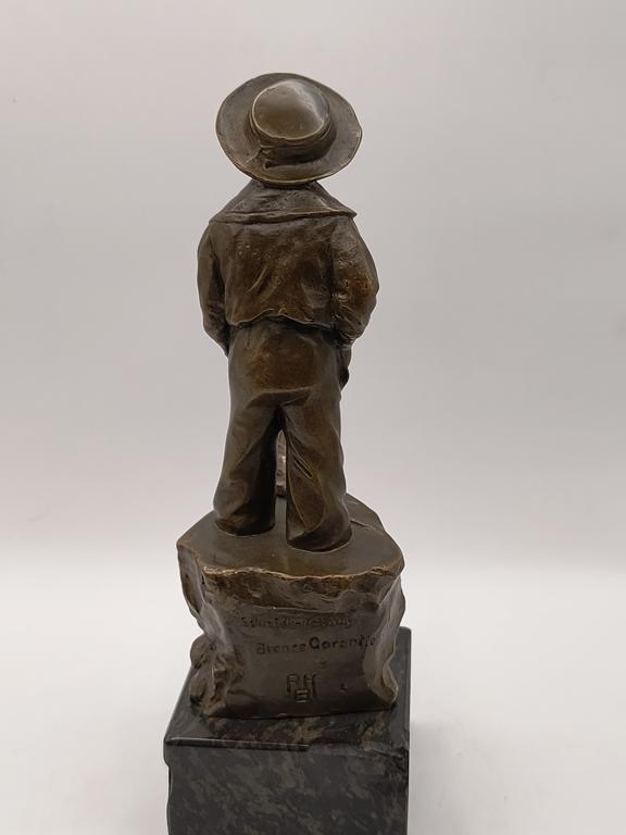 Figurka z brązu - marynarz - Schmidt-Felling