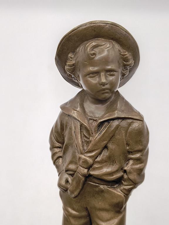 Figurka z brązu - marynarz - Schmidt-Felling