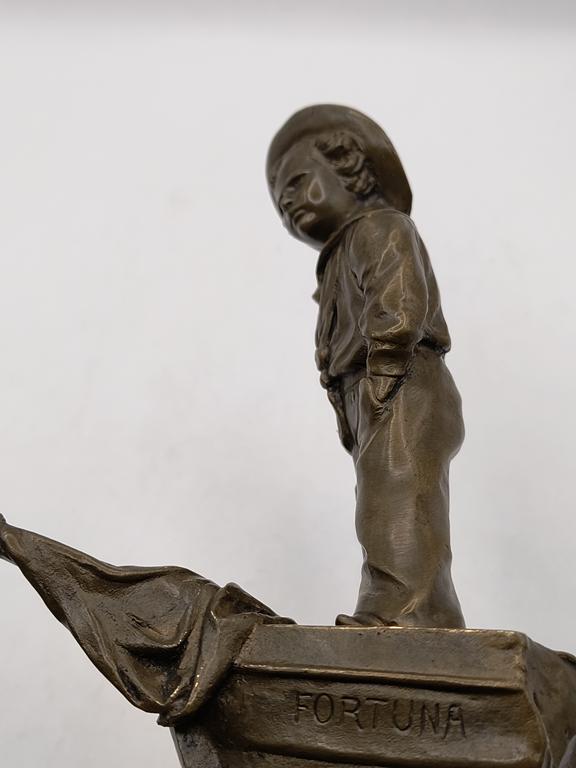 Figurka z brązu - marynarz - Schmidt-Felling