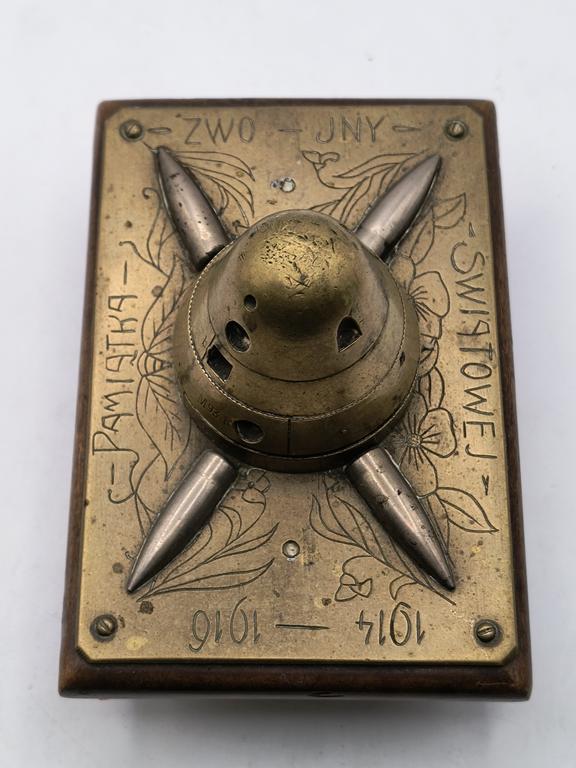 Pamiątka z I Wojny Światowej, 1914-1916 - bibularz gabinetowy