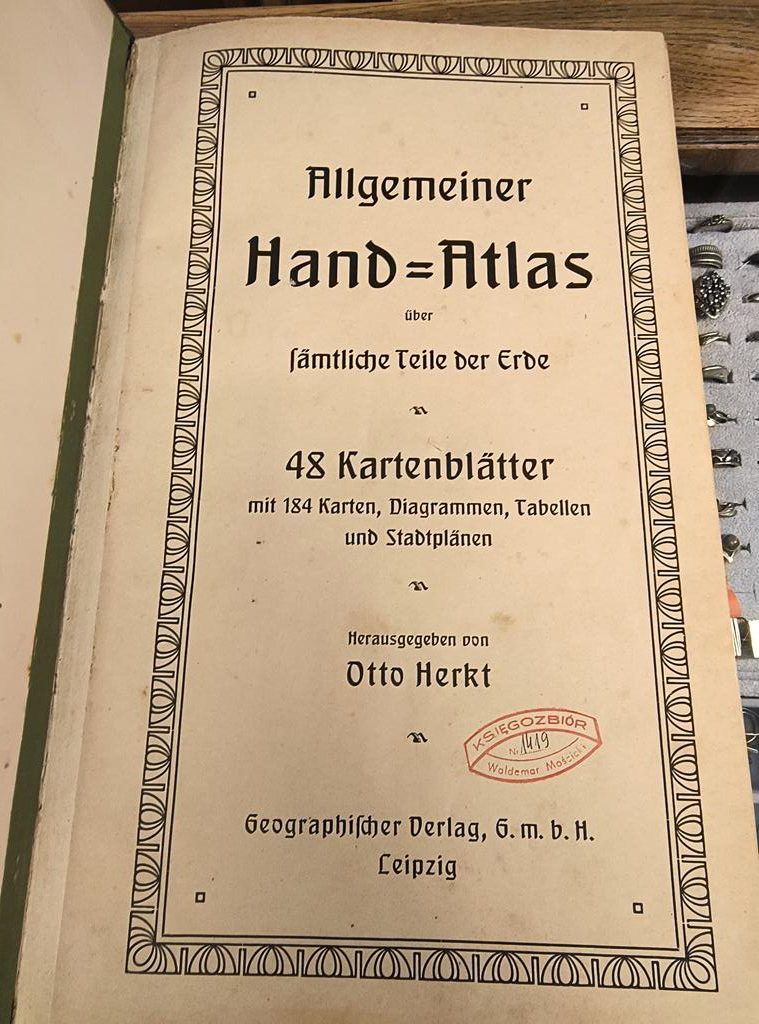 Atlas ogólny wszystkich części Ziemi - "Allgemeiner Hand-Atlas über sämtliche Teile der Erde"