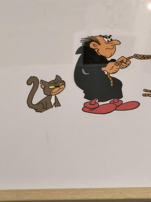 Folia animacyjna z bajki SMERFY, Gargamel z Klakierem