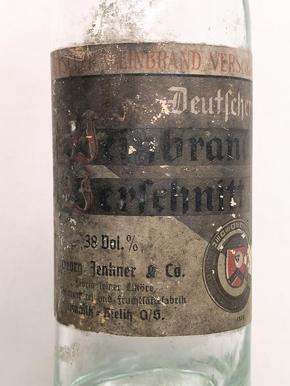 Butelka szklana - Georg Jenkner & Co. - KAMITZ, BIELITZ, O/S (Bielsko)