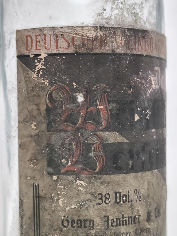 Butelka szklana - Georg Jenkner & Co. - KAMITZ, BIELITZ, O/S (Bielsko)