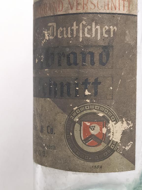 Butelka szklana - Georg Jenkner & Co. - KAMITZ, BIELITZ, O/S (Bielsko)