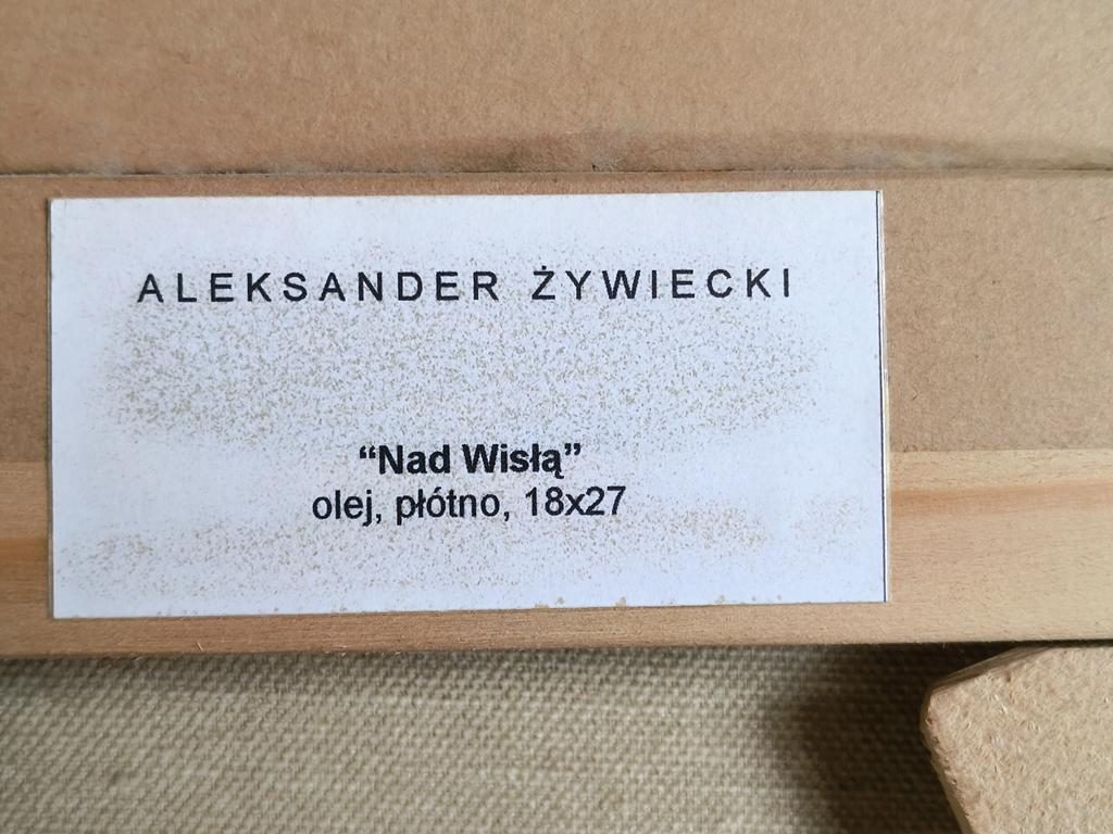 Obraz olejny "Nad Wisłą" Aleksander Żywiecki