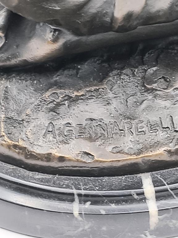 Rzeźba z brązu AKT - A. Gennarelli