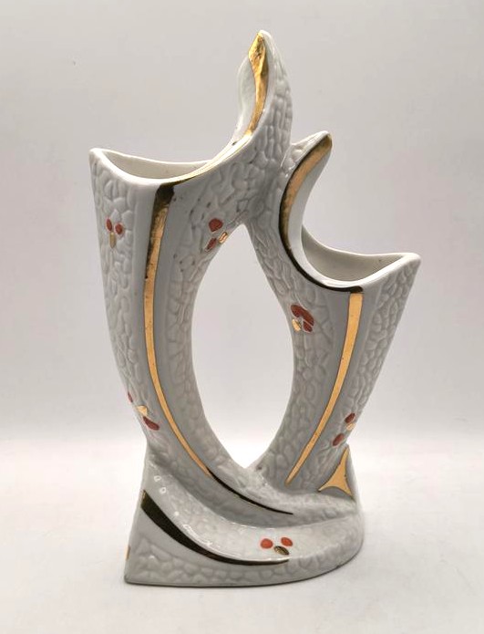 Wazon porcelanowy - proj. Zygmunt BUKSOWICZ (1915-1993) - "Steatyt" Katowice