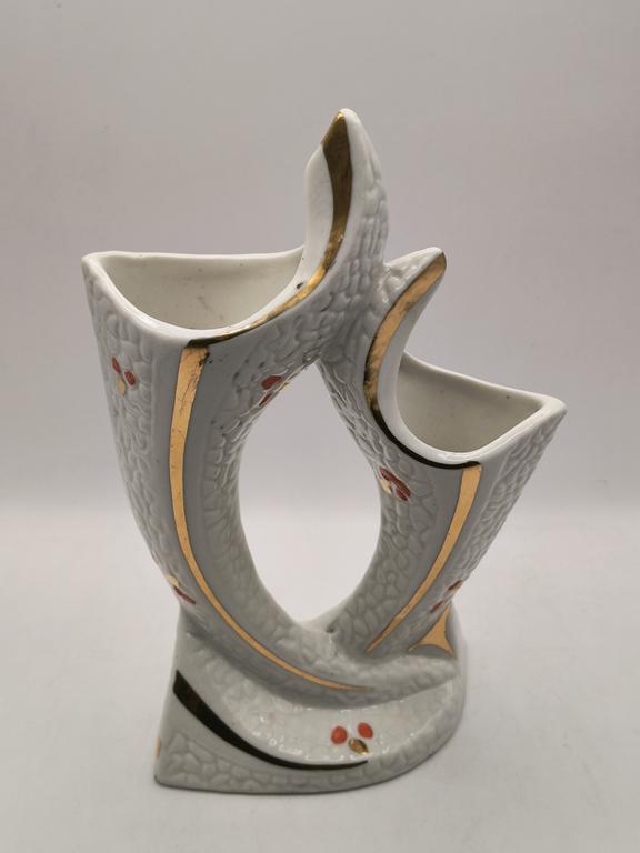 Wazon porcelanowy - proj. Zygmunt BUKSOWICZ (1915-1993) - "Steatyt" Katowice